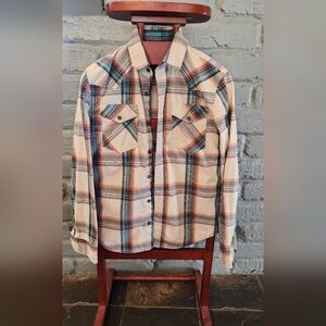 Wrangler Colorful Checkered Shirt MENS Small